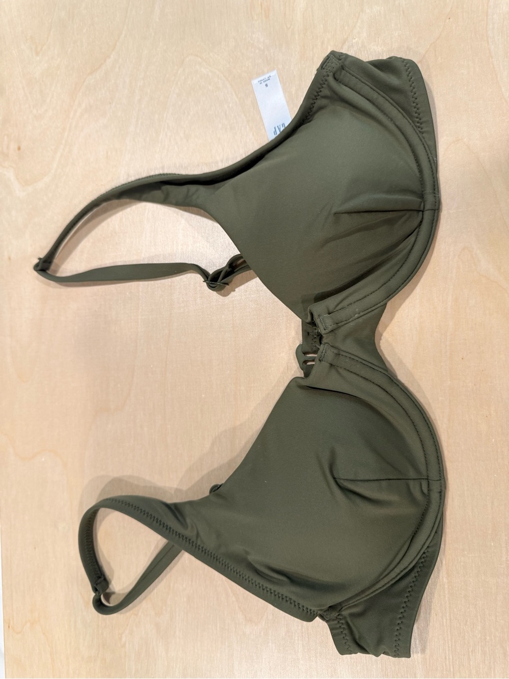 GAP Olive Green Underwire Bikini Top